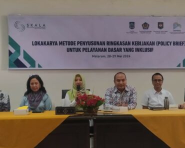 Strengthening the Capacity of Policy Analysts in Nusa Tenggara Barat: A Workshop on Leveraging Data to Advocate for Better Policies on Basic Services