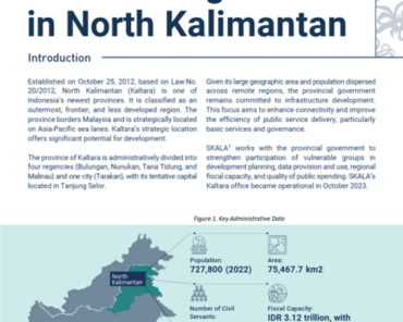 At a Glance: SKALA Program in North Kalimantan