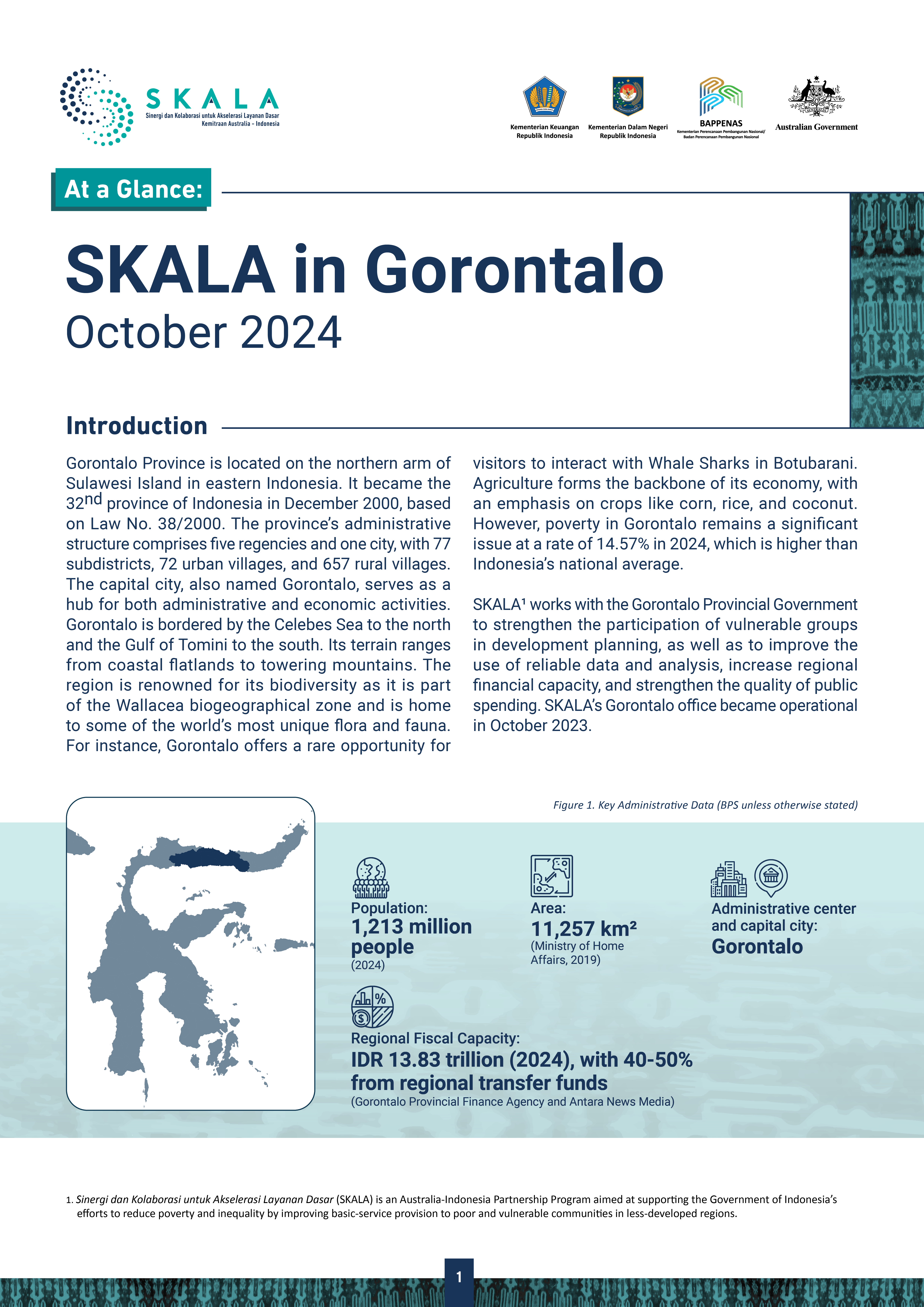 At a Glance: SKALA in Gorontalo