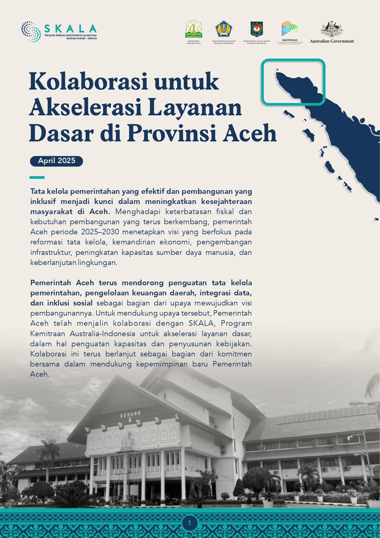 Kolaborasi untuk Akselerasi Layanan Dasar di Provinsi Aceh