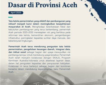 Kolaborasi untuk Akselerasi Layanan Dasar di Provinsi Aceh