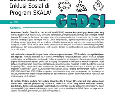 Gender Equality, Disability and Social Inclusion at SKALA