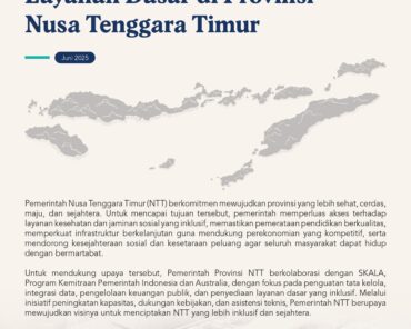 Kolaborasi untuk Akselerasi Layanan Dasar di Provinsi Nusa Tenggara Timur