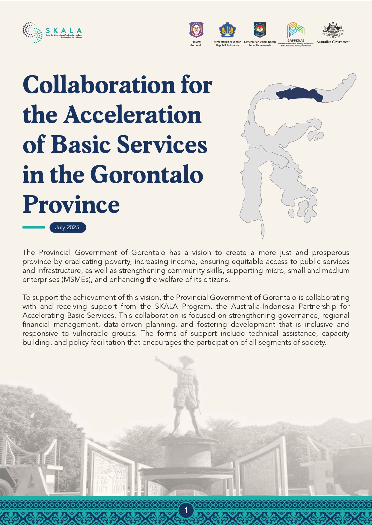 Collaboration for the Acceleration of Basic Services in Gorontalo Province