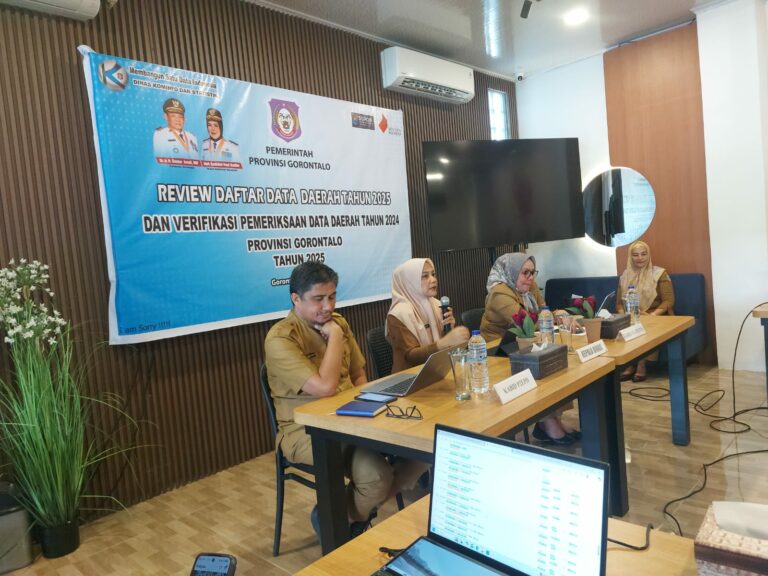 Gorontalo Perkuat Tata Kelola Data Daerah Melalui Integrasi Statistik Sektoral dan Geospasial
