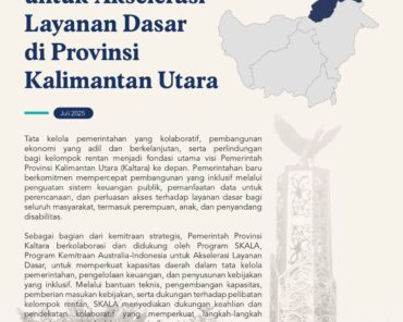 Kolaborasi untuk Akselerasi Layanan Dasar di Provinsi Kalimantan Utara