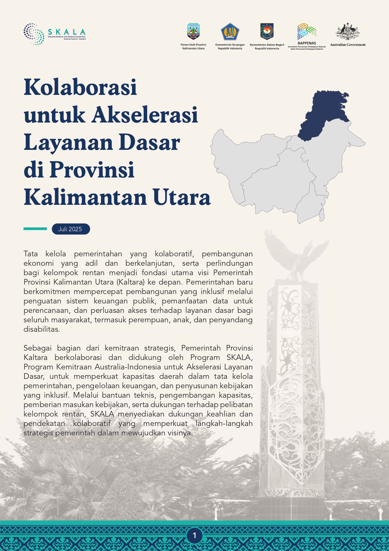 Kolaborasi untuk Akselerasi Layanan Dasar di Provinsi Kalimantan Utara