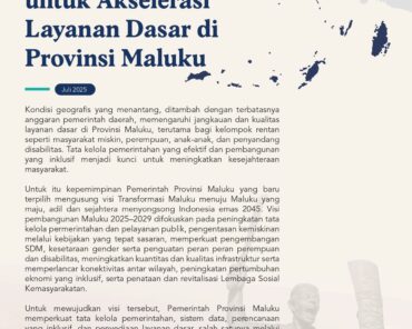 Kolaborasi untuk Akselerasi Layanan Dasar di Provinsi Maluku