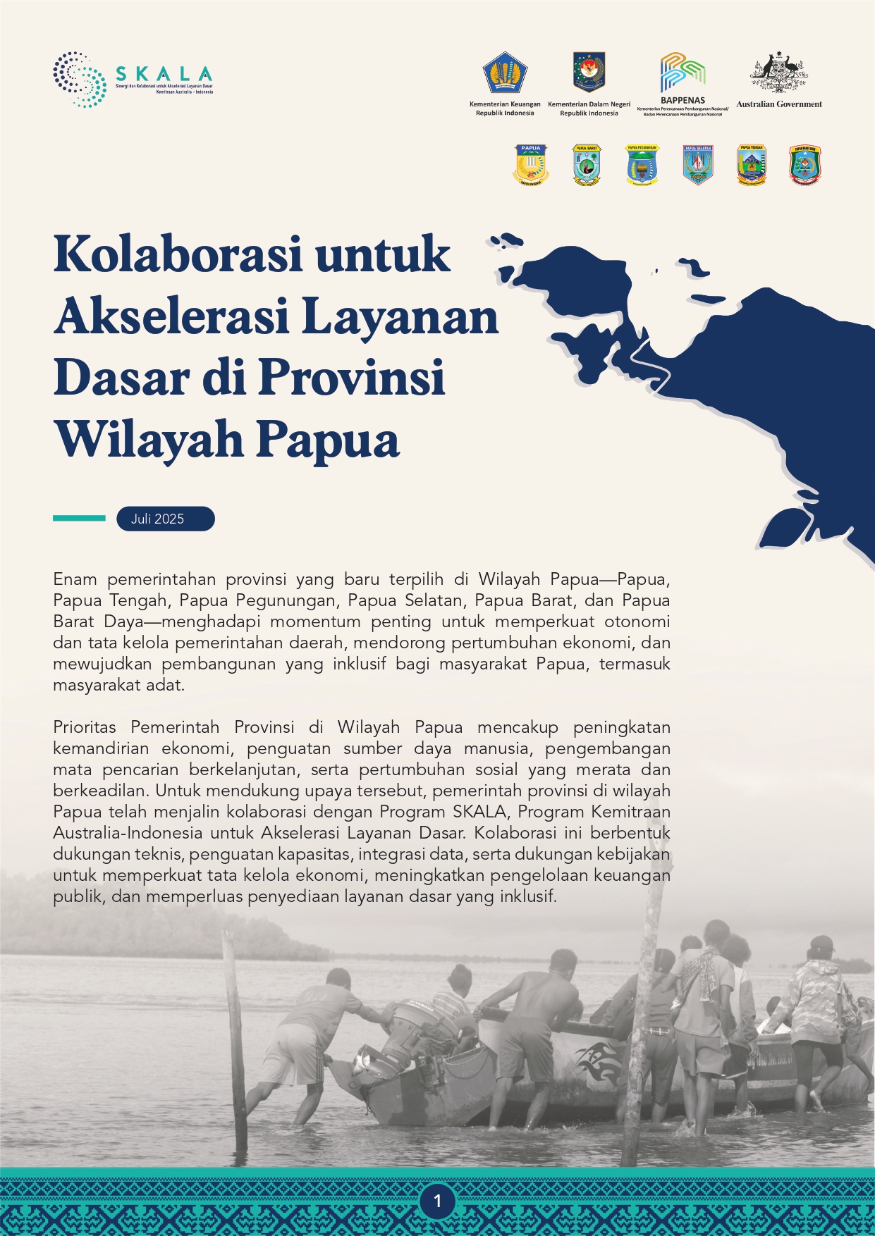 Kolaborasi untuk Akselerasi Layanan Dasar di Provinsi Wilayah Papua