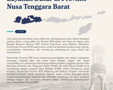 Kolaborasi untuk Akselerasi Layanan Dasar di Provinsi Nusa Tenggara Barat