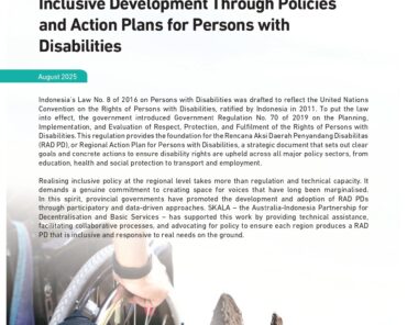 Aceh and East Nusa Tenggara Drive Inclusive Development Through Policies and Action Plans for Persons with Disabilities