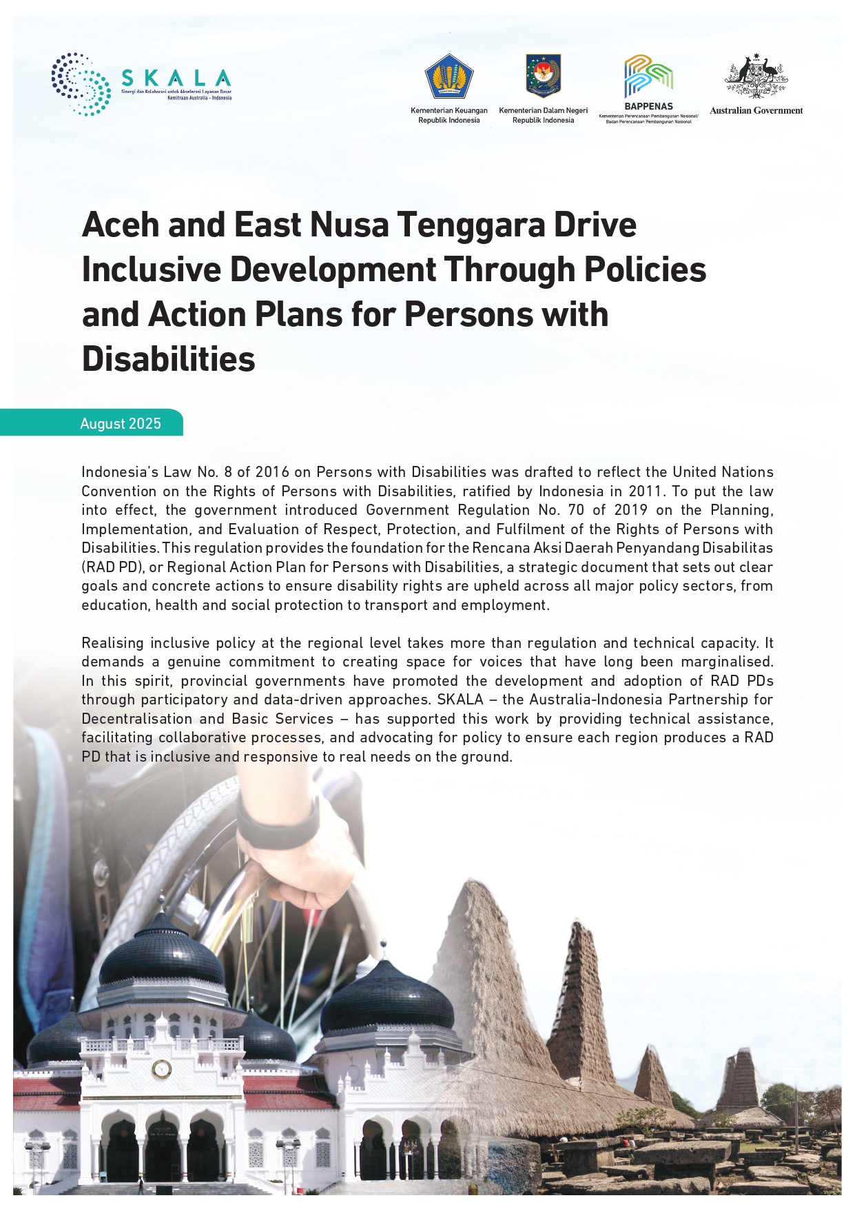 Aceh and East Nusa Tenggara Drive Inclusive Development Through Policies and Action Plans for Persons with Disabilities