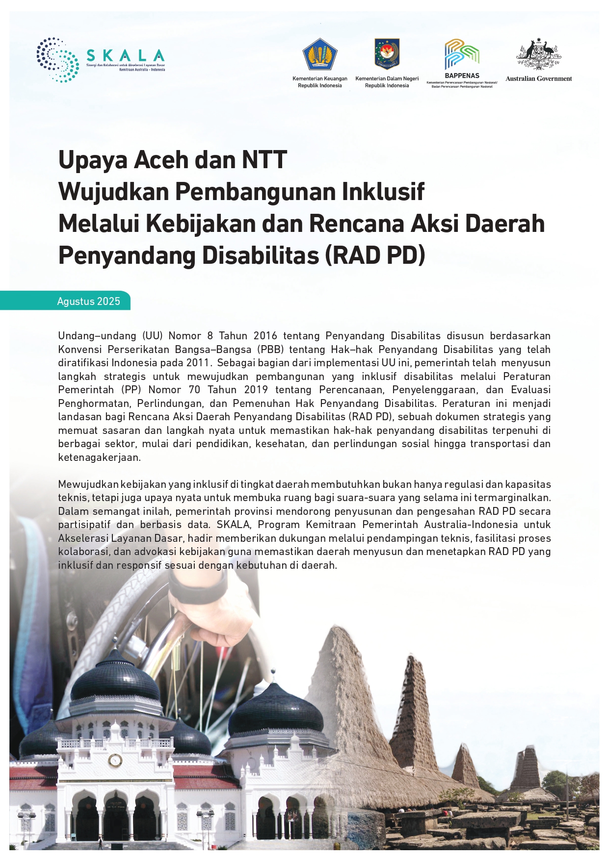 Upaya Aceh dan NTT Wujudkan Pembangunan Inklusif Melalui Kebijakan dan Rencana Aksi Daerah Penyandang Disabilitas (RAD PD)