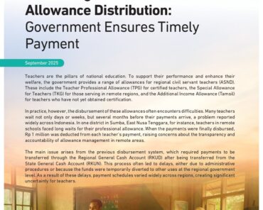 Reforming Teacher Allowance Distribution: Government Ensures Timely Payment