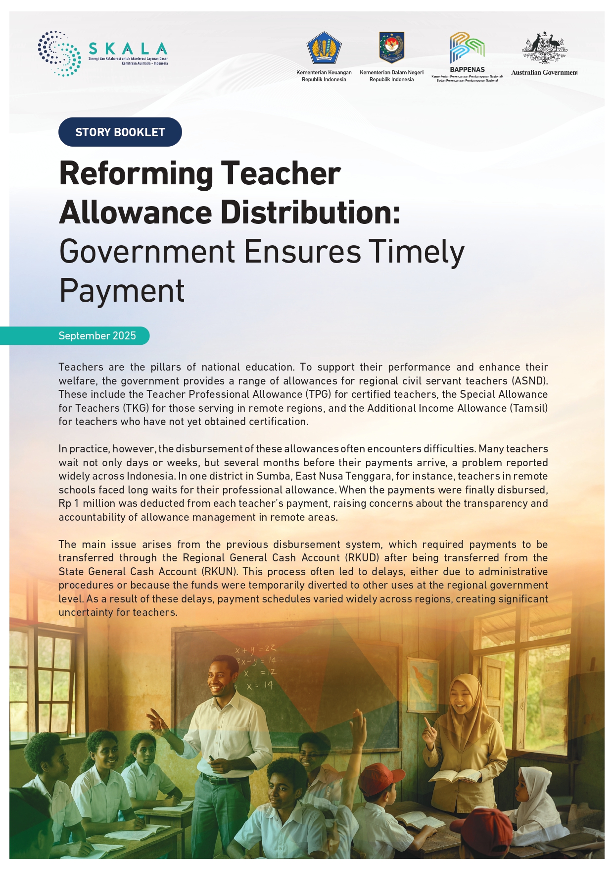 Reforming Teacher Allowance Distribution: Government Ensures Timely Payment