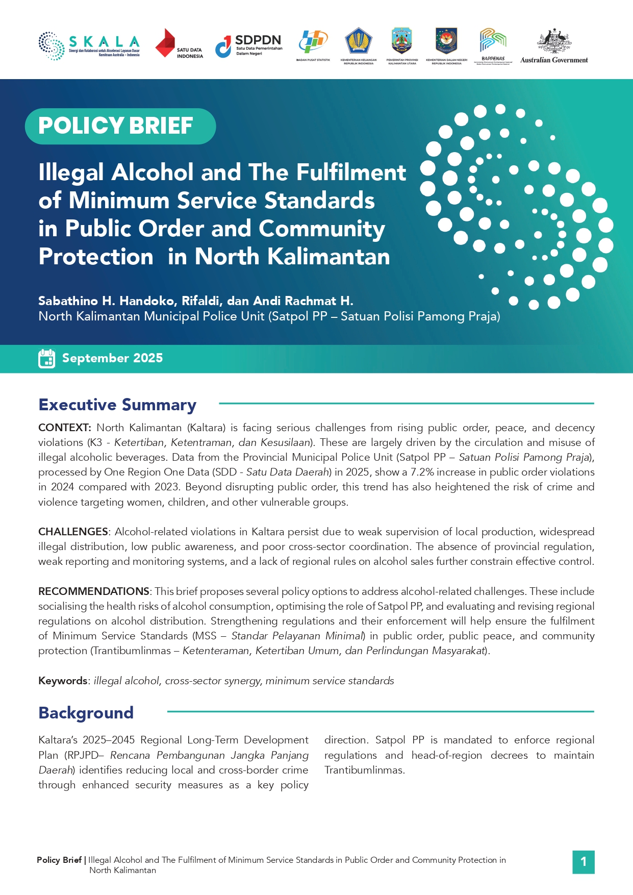 Illegal Alcohol and The Fulfilment of Minimum Service Standards in Public Order and Community Protection in North Kalimantan