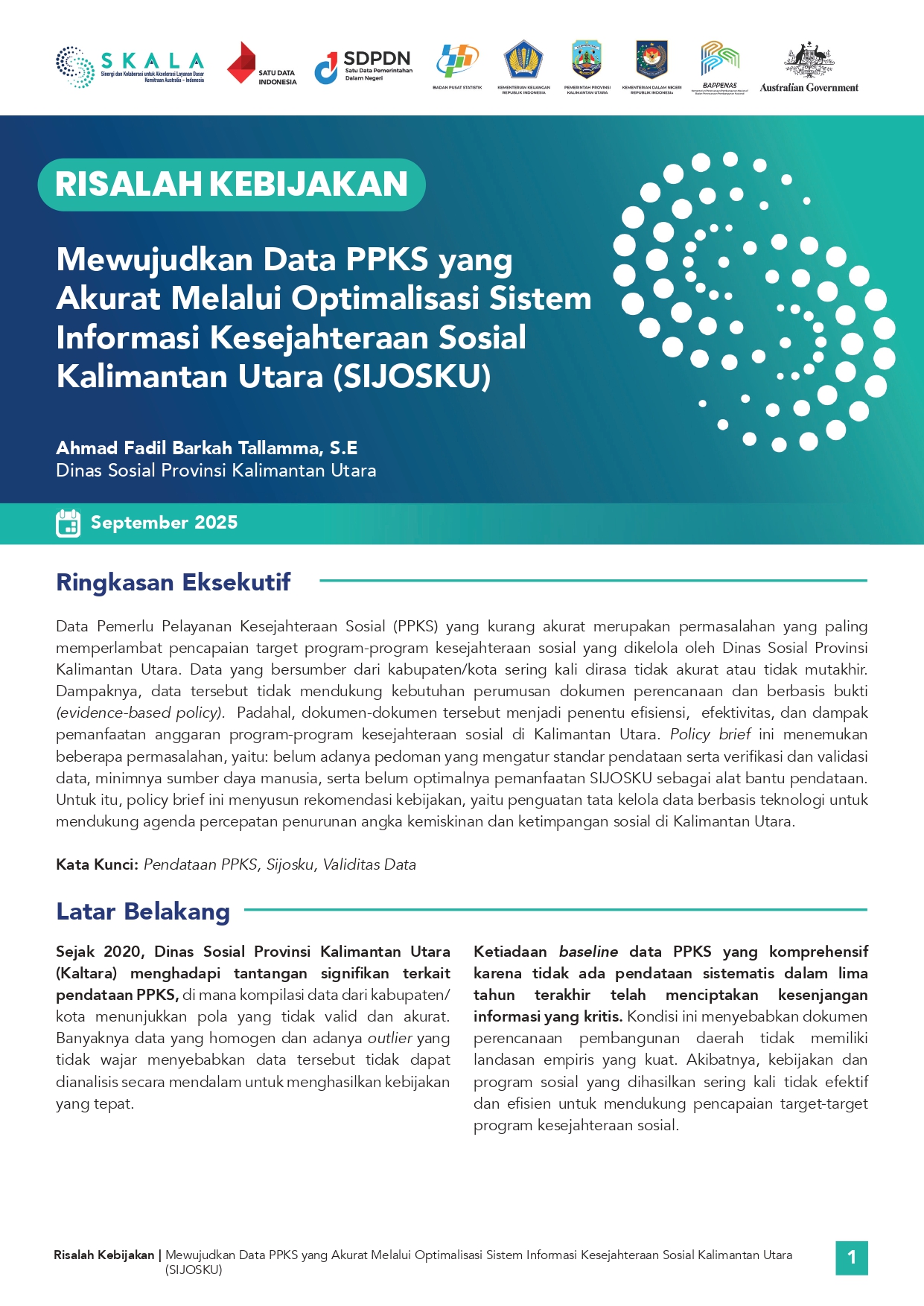 Mewujudkan Data PPKS yang Akurat Melalui Optimalisasi Sistem Informasi Kesejahteraan Sosial Kalimantan Utara (SIJOSKU)