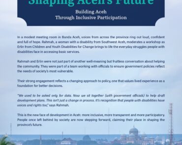 Community Voices are Shaping Aceh’s Future: Building Aceh Through Inclusive Participation