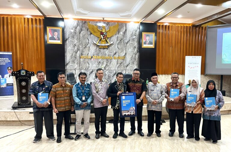 NTB Luncurkan Buku Metadata Satu Data 2025: Fondasi Data Berkualitas untuk Pembangunan Inklusif