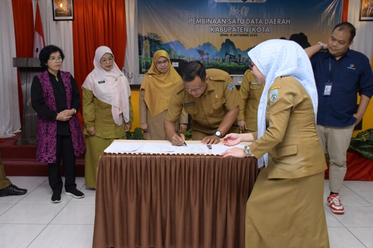 Kick-Off Pembinaan Satu Data Daerah di Kalimantan Utara: Sinergi Data Provinsi–Kabupaten untuk Layanan Inklusif