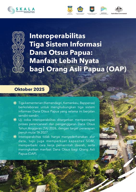 Interoperabilitas Tiga Sistem Informasi Dana Otsus Papua: Manfaat Lebih Nyata bagi Orang Asli Papua (OAP)