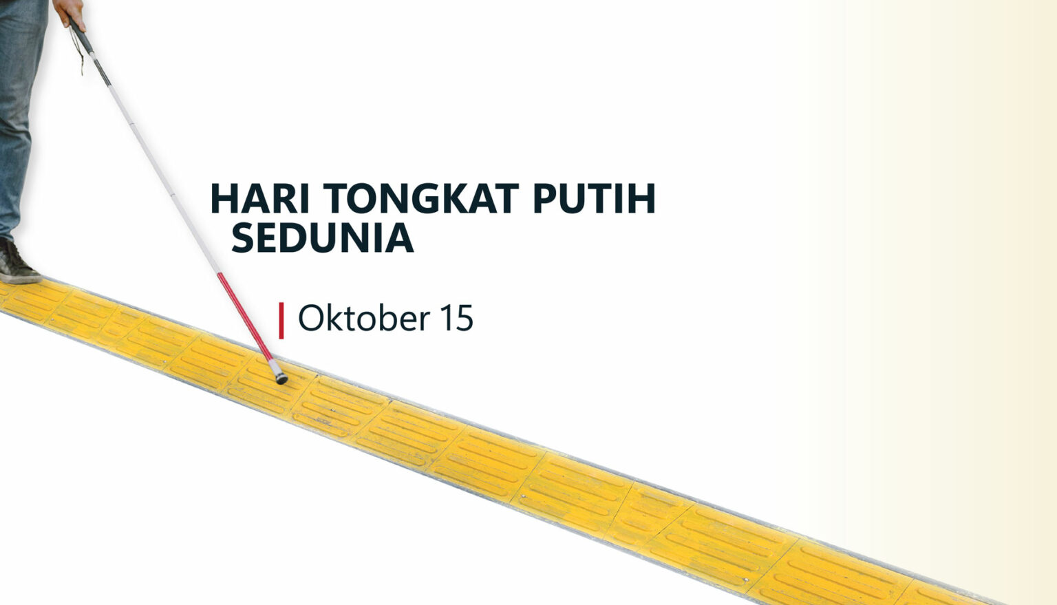 Hari tongkat putih sedunia