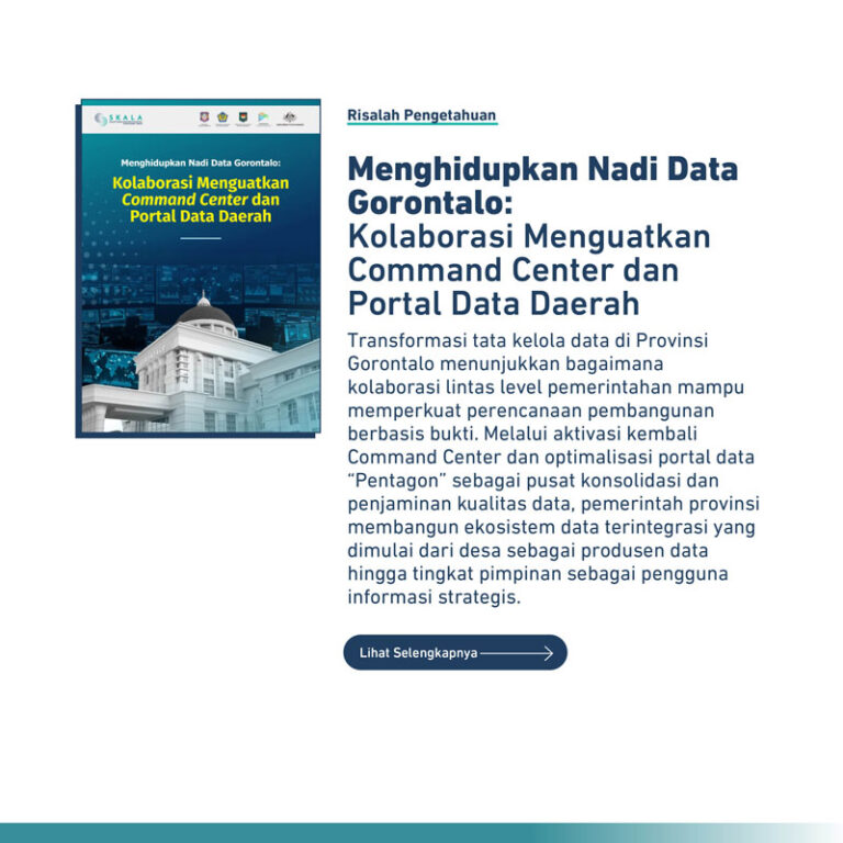 Menghidupkan nadi data gorontalo