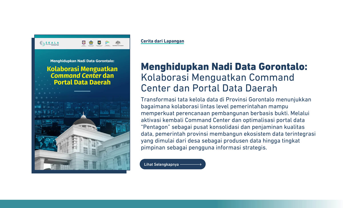 Menghidupkan nadi data gorontalo